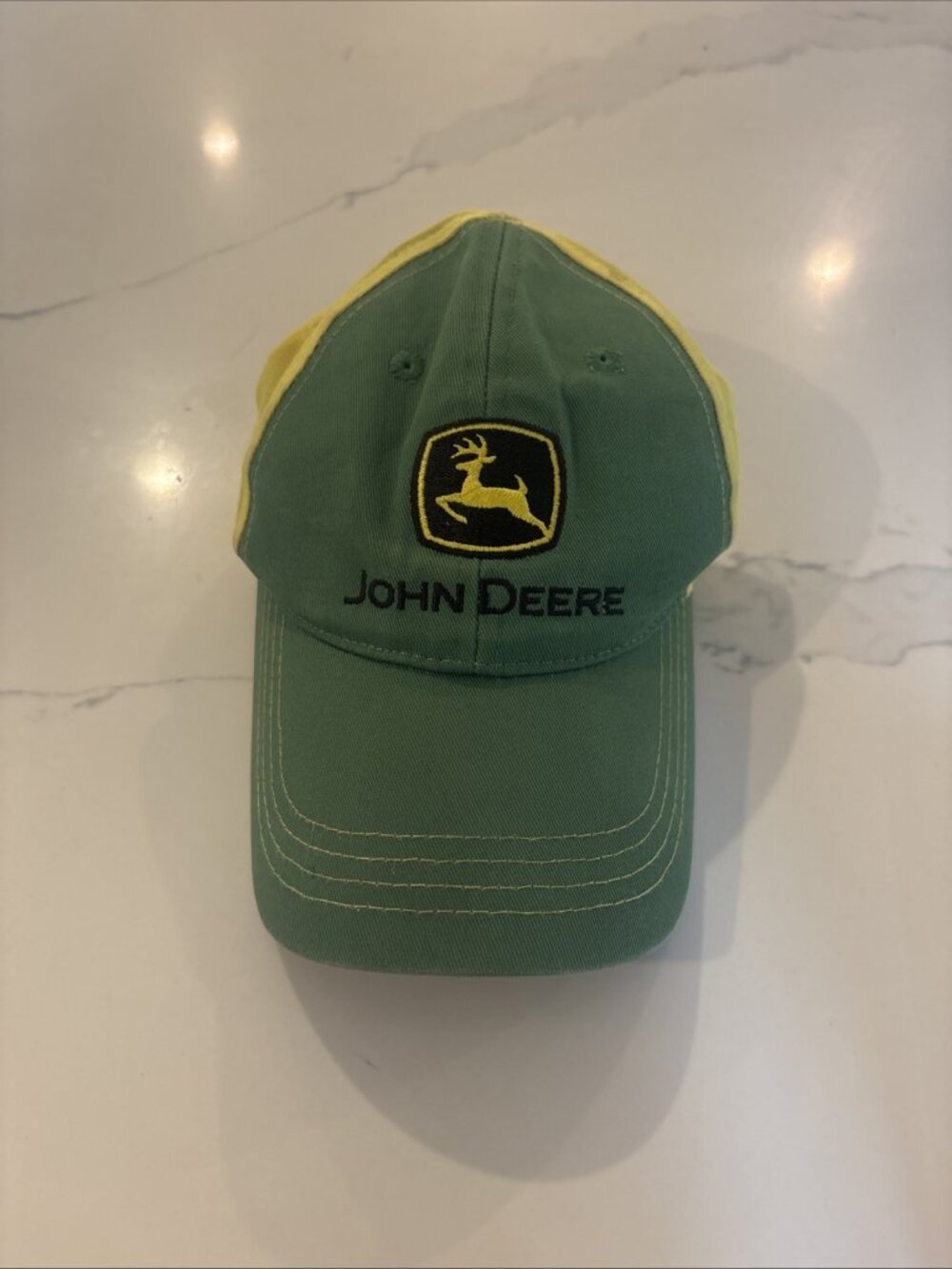 John Deere - Green Cap Hat - Adjustable Strap Back Baseball Vintage Trucker
